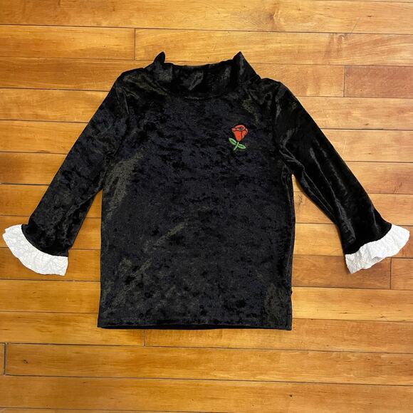 Mini Rodini Crushed Velvet Top - Picture 1 of 5